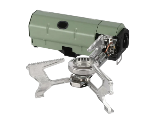 Estufa de Gas portátil de 2600W, estufa plegable para acampar, senderismo al aire libre, barbacoa, cocina de viaje, parrilla, quemador de Cassette